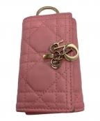 Christian Diorクリスチャン ディオール）の古着「4連キーケース」｜ピンク