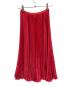 POLO RALPH LAUREN（ポロ・ラルフローレン）の古着「プリーツスカート」｜レッド