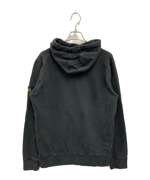 STONE ISLAND（ストーンアイランド）STONE ISLAND (ストーンアイランド) ジップアップパーカー ブラック サイズ:Lの古着・服飾アイテム