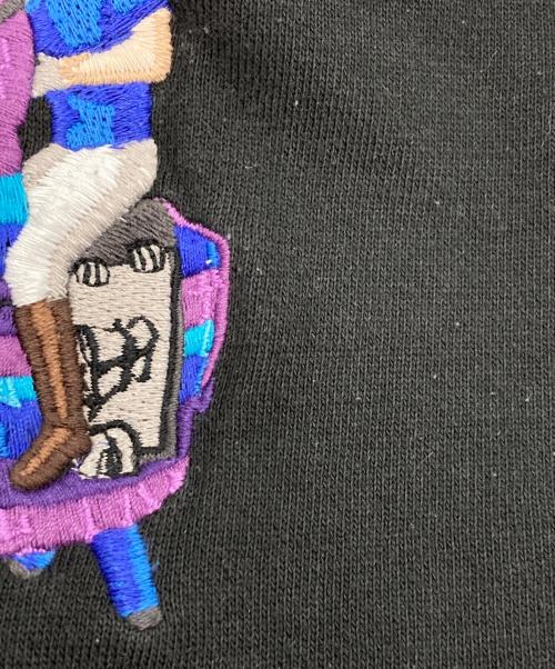 POLO RALPH LAUREN（ポロ・ラルフローレン）POLO RALPH LAUREN (ポロ・ラルフローレン) Fortnite (フォートナイト) 刺繍プルオーバーパーカー ブラック サイズ:Mの古着・服飾アイテム