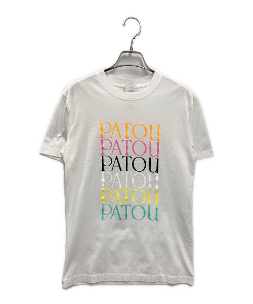 patou（パトゥ）Patou (パトゥ) オーガニックコットン パトゥロゴ Tシャツ ホワイト サイズ:XXSの古着・服飾アイテム