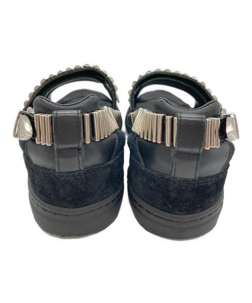 TOGA PULLA（トーガ プルラ）TOGA PULLA (トーガ プルラ) METAL SNEAKER SANDALS ブラック サイズ:36の古着・服飾アイテム