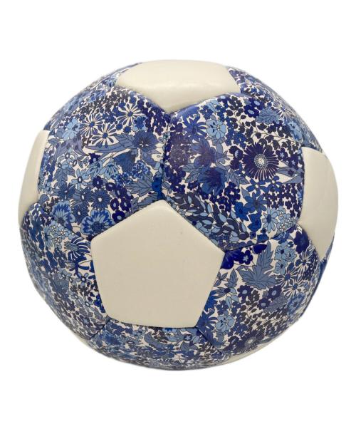 adidas Originals（アディダスオリジナル）adidas originals (アディダスオリジナル) LIBERTY LONDON (リバティ ロンドン) サッカーボールバッグ ホワイト×ブルーの古着・服飾アイテム