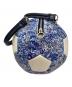 adidas originals (アディダスオリジナル) LIBERTY LONDON (リバティ ロンドン) サッカーボールバッグ ホワイト×ブルー：8000円