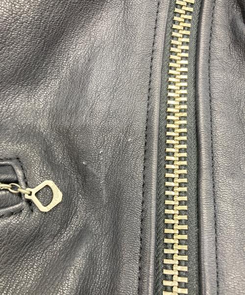 AVIREX（アヴィレックス）AVIREX (アヴィレックス) D‐POCKET DEER LEATHER JACKET ブラック サイズ:XLの古着・服飾アイテム