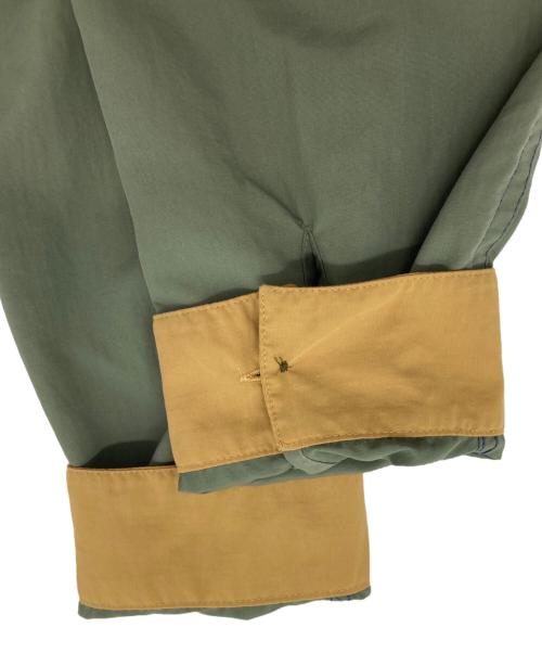 Columbia（コロンビア）Columbia (コロンビア) ヒューソンパーク ロングスリーブ シャツ グリーン×ネイビー サイズ:XLの古着・服飾アイテム