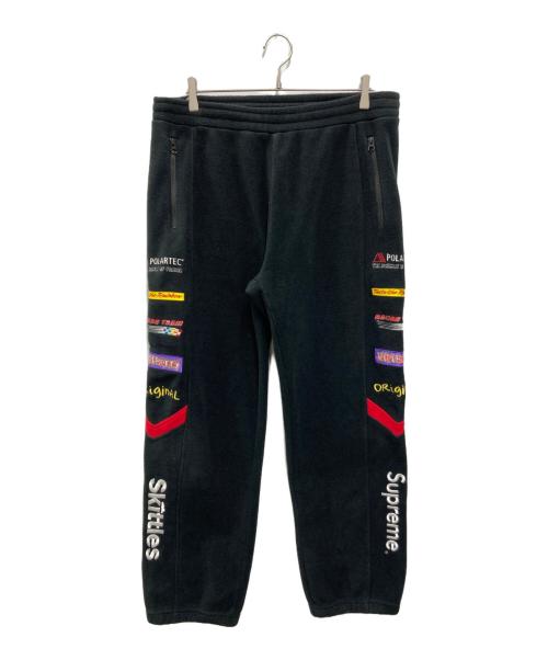 SUPREME（シュプリーム）Supreme (シュプリーム) SKITTLES (スキットルズ) POLARTEC Fleece Pant ブラック サイズ:Lの古着・服飾アイテム