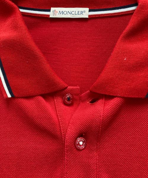 MONCLER（モンクレール）MONCLER (モンクレール) MAGLIA POLO MANICA CPRTA レッド サイズ:XLの古着・服飾アイテム