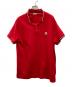 MONCLER（モンクレール）の古着「MAGLIA POLO MANICA CPRTA」｜レッド
