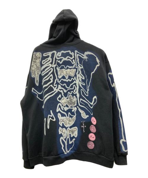 CACTUS JACK FOR FRAGMENT（カクタスジャック フォー フラグメント）CACTUS JACK FOR FRAGMENT TRAVIS SCOTT (トラヴィス・スコット) Skeleton Graffiti Full Zip Hoodie 