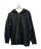 CDGシーディージー）の古着「背面プリントジップパーカー」｜ブラック