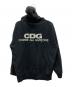 CDG (シーディージー) 背面プリントジップパーカー ブラック サイズ:XL：10000円