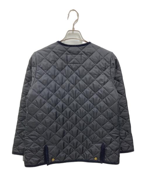 Traditional Weatherwear（トラディショナルウェザーウェア）Traditional Weatherwear (トラディショナルウェザーウェア) レオパードキルティングジャケット ブラック サイズ:36の古着・服飾アイテム