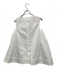 OHGA（オオガ）の古着「NOSLE BLOUSE」｜ホワイト