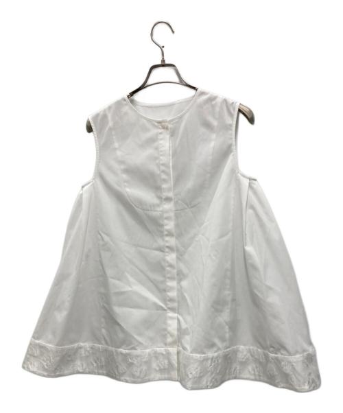 OHGA（オオガ）OHGA (オオガ) NOSLE BLOUSE ホワイト サイズ:FREEの古着・服飾アイテム