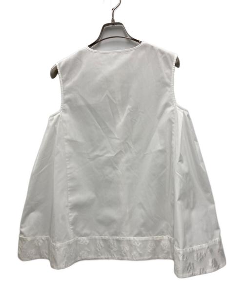 OHGA（オオガ）OHGA (オオガ) NOSLE BLOUSE ホワイト サイズ:FREEの古着・服飾アイテム