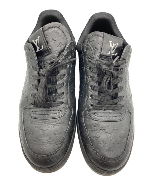 LOUIS VUITTON（ルイ ヴィトン）LOUIS VUITTON (ルイ ヴィトン) モノグラムエクリプス レザー ローカットスニーカー ブラック サイズ:8の古着・服飾アイテム