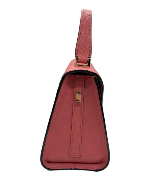 Valextra（ヴァレクストラ）Valextra (ヴァレクストラ) Mini Iside Shoulder Bag アンティークピンクの古着・服飾アイテム