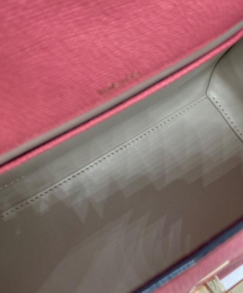 Valextra（ヴァレクストラ）Valextra (ヴァレクストラ) Mini Iside Shoulder Bag アンティークピンクの古着・服飾アイテム