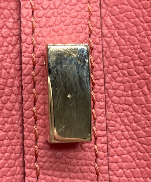 Valextra（ヴァレクストラ）Valextra (ヴァレクストラ) Mini Iside Shoulder Bag アンティークピンクの古着・服飾アイテム