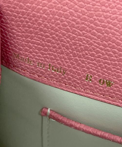 Valextra（ヴァレクストラ）Valextra (ヴァレクストラ) Mini Iside Shoulder Bag アンティークピンクの古着・服飾アイテム