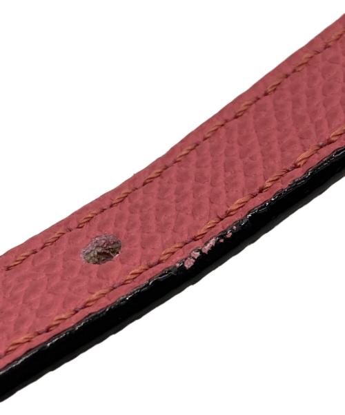 Valextra（ヴァレクストラ）Valextra (ヴァレクストラ) Mini Iside Shoulder Bag アンティークピンクの古着・服飾アイテム