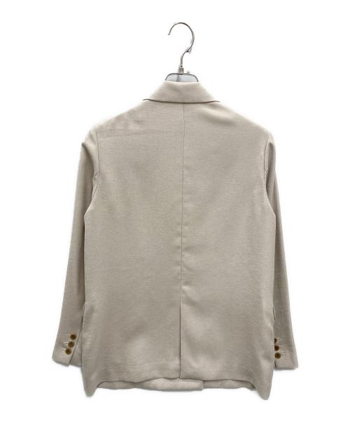 BEAUTY&YOUTH（ビューティーアンドユース）BEAUTY&YOUTH (ビューティーアンドユース) リネンライク ダブルジャケット ベージュ サイズ:Mの古着・服飾アイテム