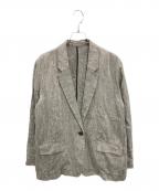 Spick and Spanスピック＆スパン）の古着「リネンエアリージャケット」｜グレー
