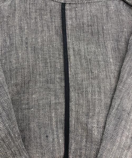 Spick and Span（スピック＆スパン）Spick and Span (スピックアンドスパン) リネンエアリージャケット グレー サイズ:38の古着・服飾アイテム