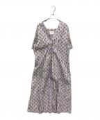 mala KALANCHOEマーラ カランコエ）の古着「ストライプシャツワンピース」｜ピンク×パープル