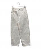 SLOBE IENAスローブ イエナ）の古着「コクーンシルエットデニム」｜ホワイト