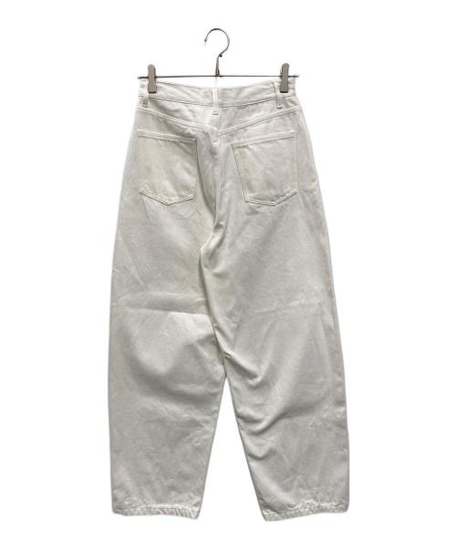 SLOBE IENA（スローブ イエナ）SLOBE IENA (スローブ イエナ) コクーンシルエットデニム ホワイト サイズ:38の古着・服飾アイテム