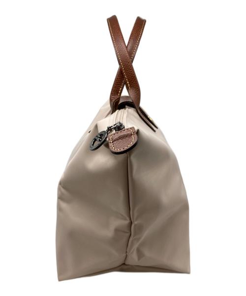 LONGCHAMP（ロンシャン）LONGCHAMP (ロンシャン) ル プリアージュ ラージ トップ ハンドル バッグ ベージュの古着・服飾アイテム