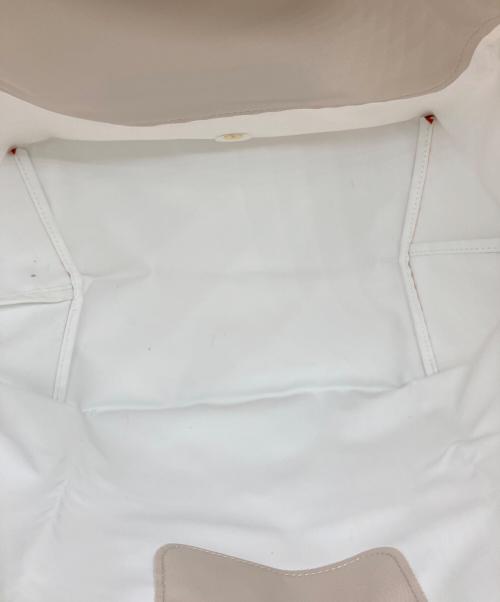 LONGCHAMP（ロンシャン）LONGCHAMP (ロンシャン) ル プリアージュ ラージ トップ ハンドル バッグ ベージュの古着・服飾アイテム