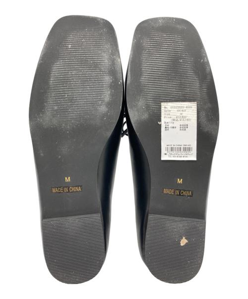 moussy（マウジー）moussy (マウジー) BOW BALLET パンプス ブラック サイズ:M(23.5~24cm)の古着・服飾アイテム