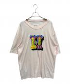 Maison Margielaメゾンマルジェラ）の古着「INSIDE OUT EFFECT TEE」｜ピンク