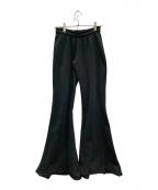 entire studiosエンタイアスタジオ）の古着「ヘビー フレア スウェット パンツ」｜ブラック