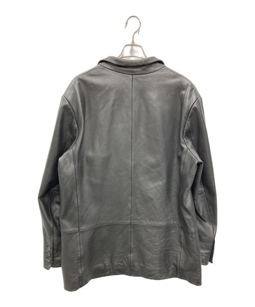 SUPREME（シュプリーム）Supreme (シュプリーム) Leather Blazer ブラック サイズ:XLの古着・服飾アイテム