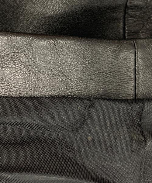SUPREME（シュプリーム）Supreme (シュプリーム) Leather Blazer ブラック サイズ:XLの古着・服飾アイテム