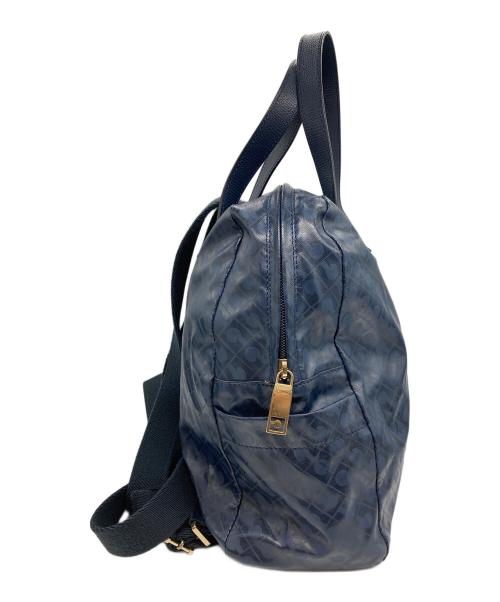 GHERARDINI（ゲラルディーニ）GHERARDINI (ゲラルディーニ) ロゴモチーフリュック ネイビーの古着・服飾アイテム