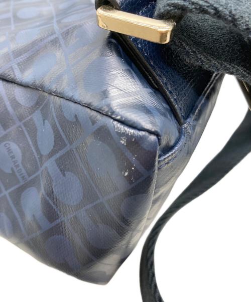 GHERARDINI（ゲラルディーニ）GHERARDINI (ゲラルディーニ) ロゴモチーフリュック ネイビーの古着・服飾アイテム