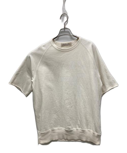 REMI RELIEF（レミレリーフ）REMI RELIEF (レミレリーフ) BEAMS PLUS (ビームスプラス) 別注 Cut Off Short Sleeve Sweat ホワイト サイズ:Mの古着・服飾アイテム