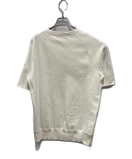 REMI RELIEF（レミレリーフ）REMI RELIEF (レミレリーフ) BEAMS PLUS (ビームスプラス) 別注 Cut Off Short Sleeve Sweat ホワイト サイズ:Mの古着・服飾アイテム