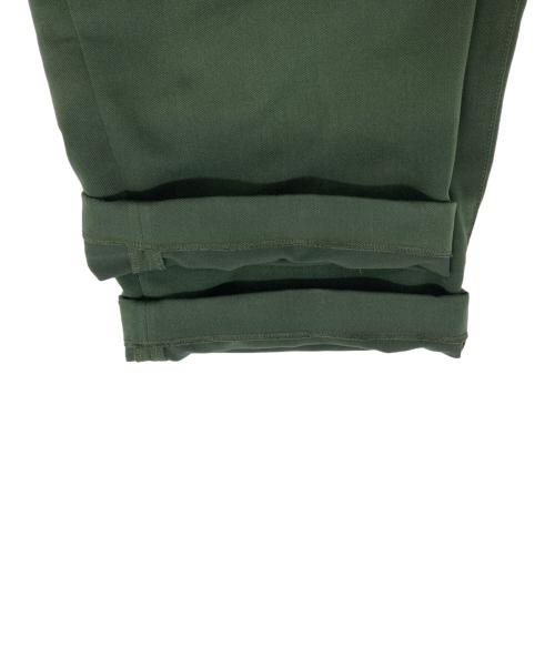 BEAMS PLUS（ビームスプラス）BEAMS PLUS (ビームスプラス) 2 Pleats Trousers PE Twill グリーン サイズ:Mの古着・服飾アイテム