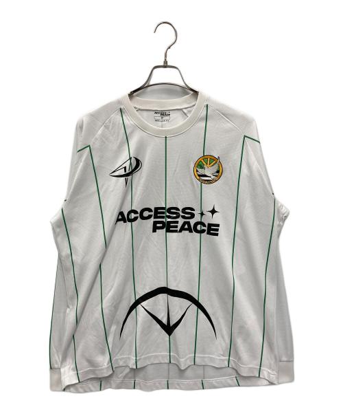 ACCESSPEACE（アクセスピース）ACCESSPEACE (アクセスピース) FOOTBALL JERSEY ホワイト サイズ:Mの古着・服飾アイテム