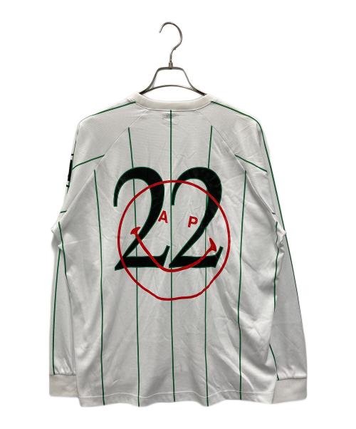 ACCESSPEACE（アクセスピース）ACCESSPEACE (アクセスピース) FOOTBALL JERSEY ホワイト サイズ:Mの古着・服飾アイテム