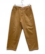 STAR TEAMスターチーム）の古着「ワークデニムパンツ」｜ブラウン