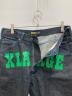 中古・古着 X-LARGE (エクストララージ) デニムペインターハーフパンツ インディゴ サイズ:32：5000円
