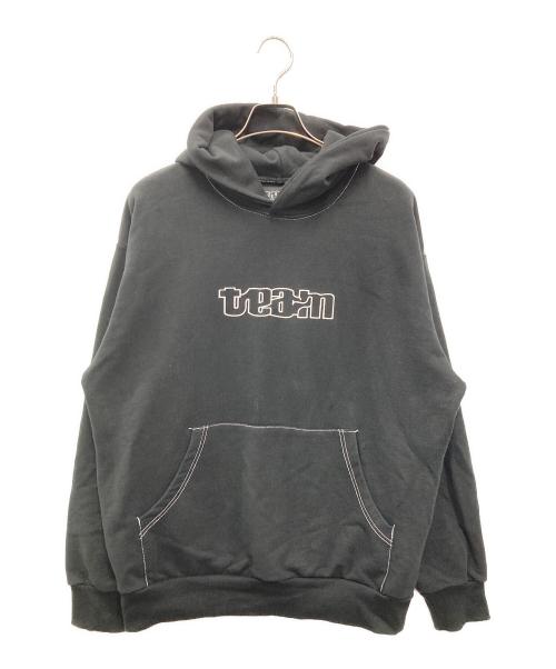 TEAM（チーム）TEAM (チーム) グラフィック スウェットフーディー（No,3） ブラック サイズ:Mの古着・服飾アイテム