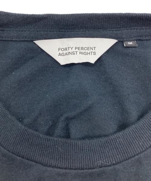 FORTY PERCENT AGAINST RIGHTS（フォーティー パーセント アゲインスト ライツ）FORTY PERCENT AGAINST RIGHTS (フォーティー パーセント アゲインスト ライツ) UNDER R EVENT SPECIAL T-SHIRT ブラック サイズ:Mの古着・服飾アイテム